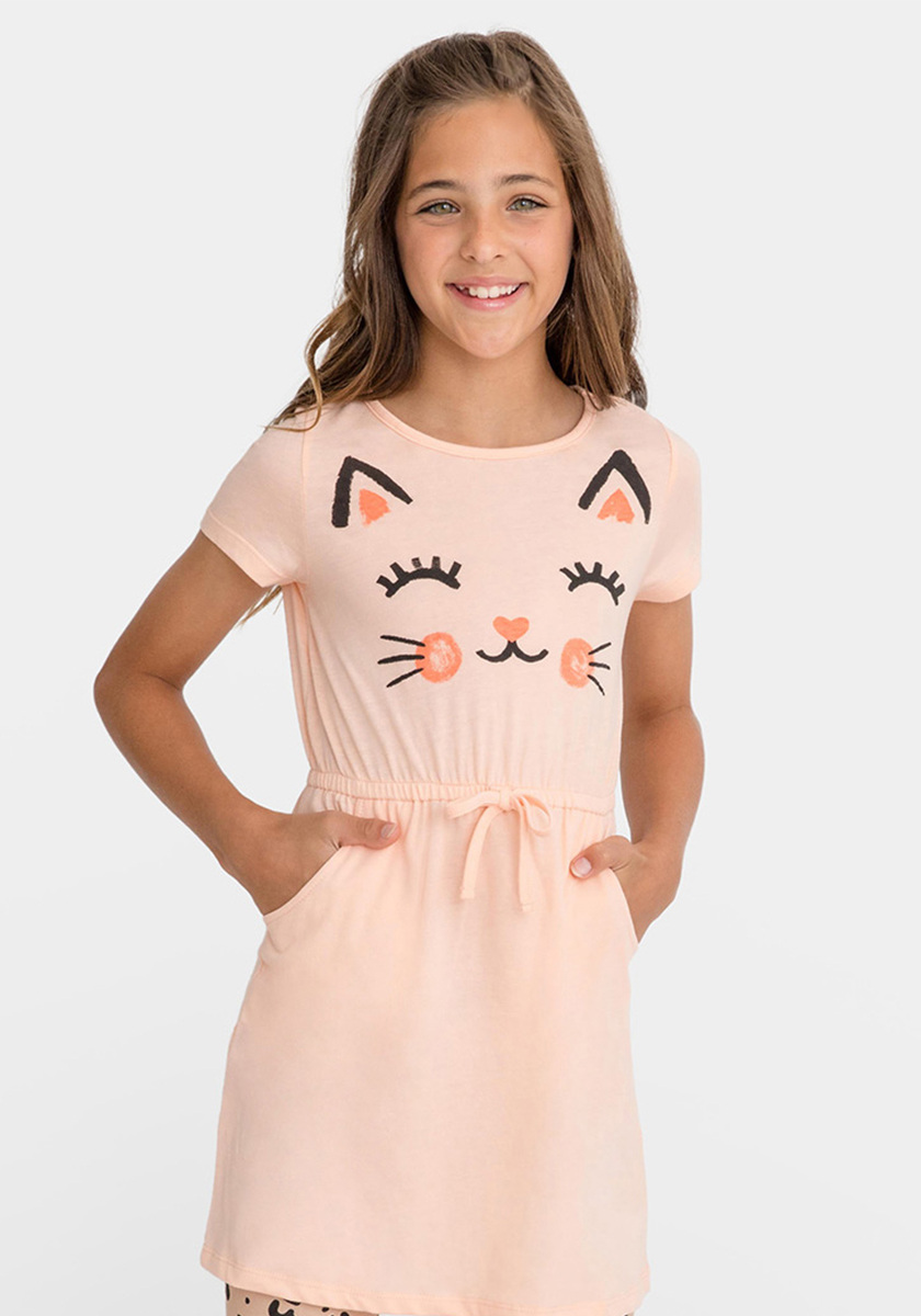 Cat T-Shirt Dress