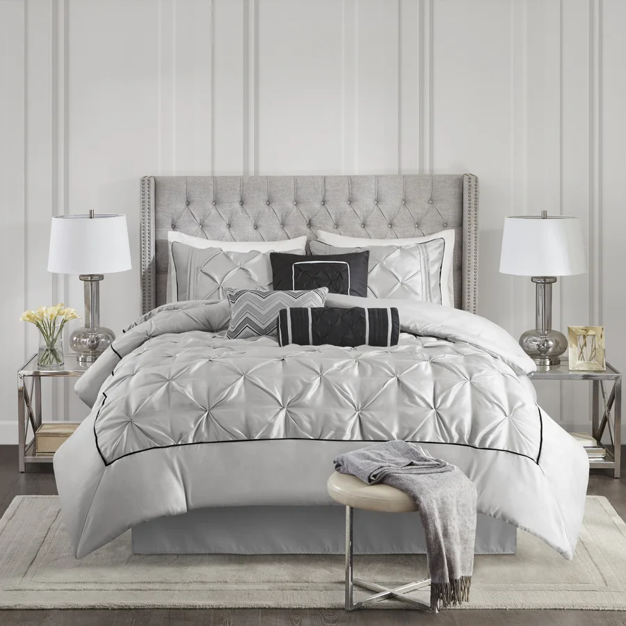 Celino 7 Piece Tufted Comforter Set