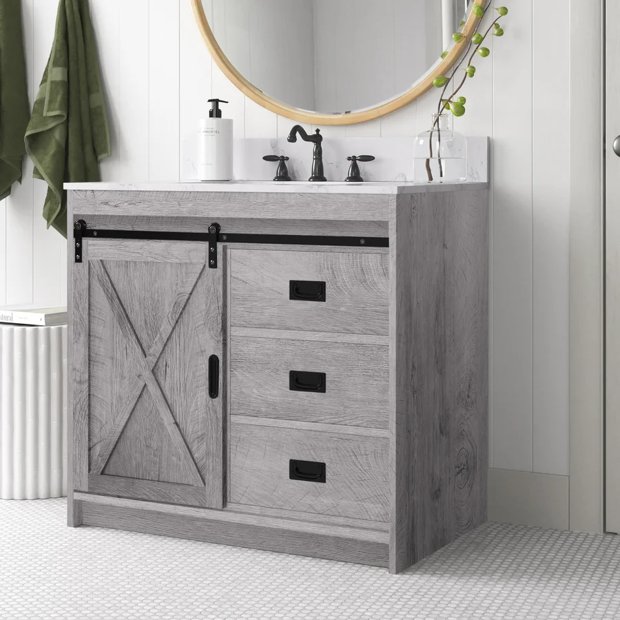 Jillian 36 Single Bathroom Vanity Set